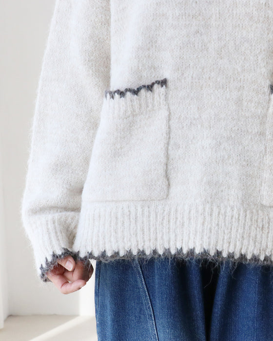 (全2色）配色トップス