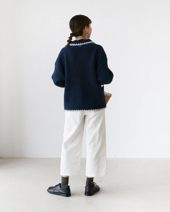 (全2色）配色トップス