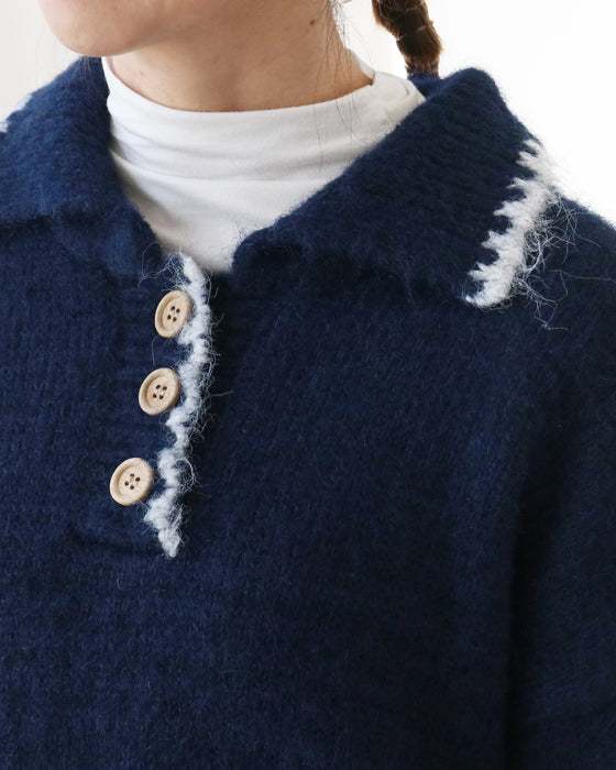 (全2色）配色トップス