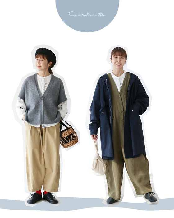 やさしく華やぐ、ナチュラル草花刺繍 ブラウス