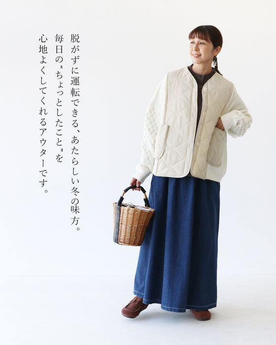 (全2色）脱がずに運転アウター