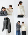 〈全2色〉取り外せる暖かさフードセットカーディガン