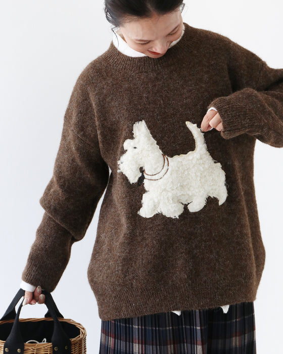 わんちゃんニット