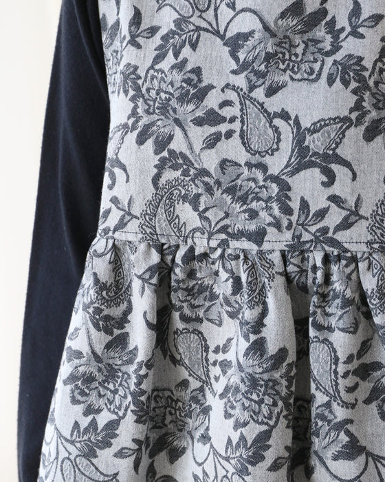 花織りデニムベスト