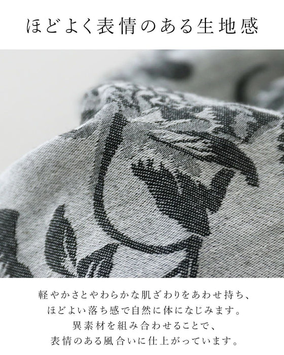 【特別再販6月14日20時販売】花織りデニムベスト