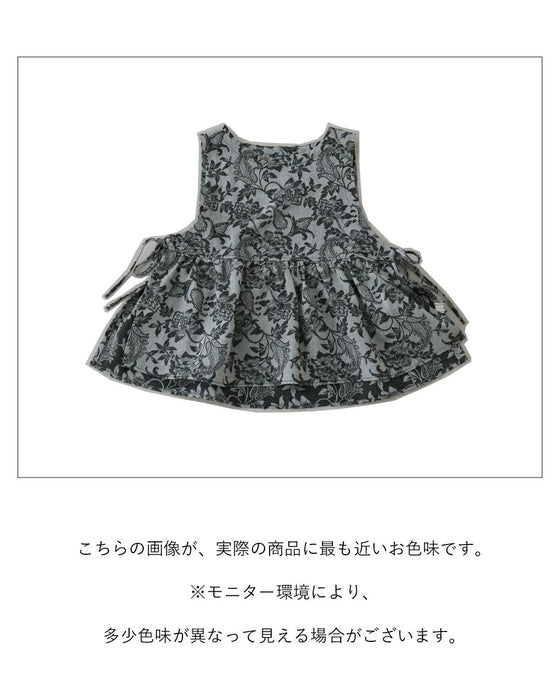 【特別再販6月14日20時販売】花織りデニムベスト