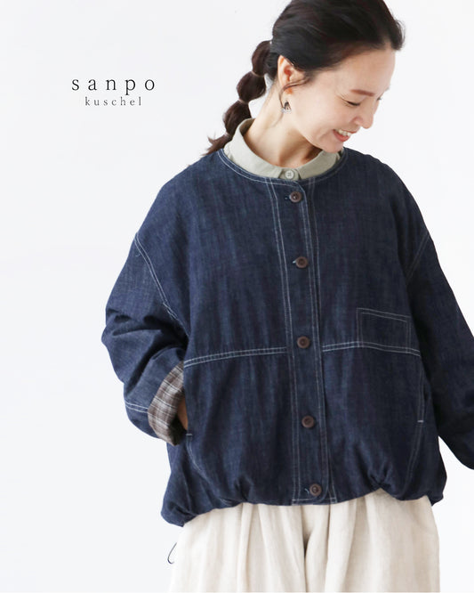 デニム羽織り