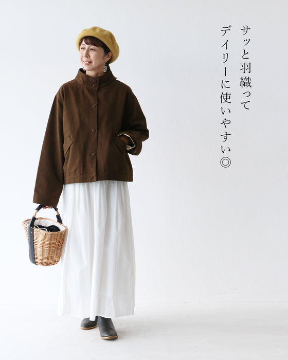 季節の変わり目軽やかアウター