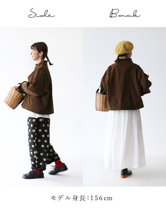 季節の変わり目軽やかアウター