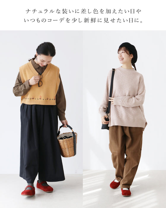 歩くたび、心が弾むスウェードステッチレザー靴