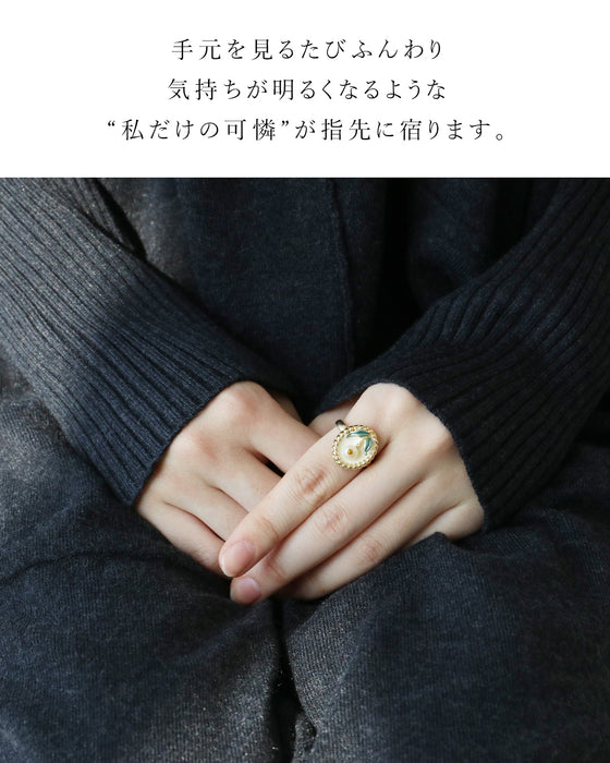 (全2色）誰ともかぶらない私だけの花リング