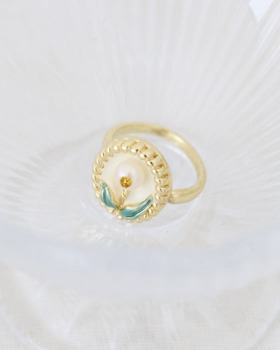 (全2色）誰ともかぶらない私だけの花リング