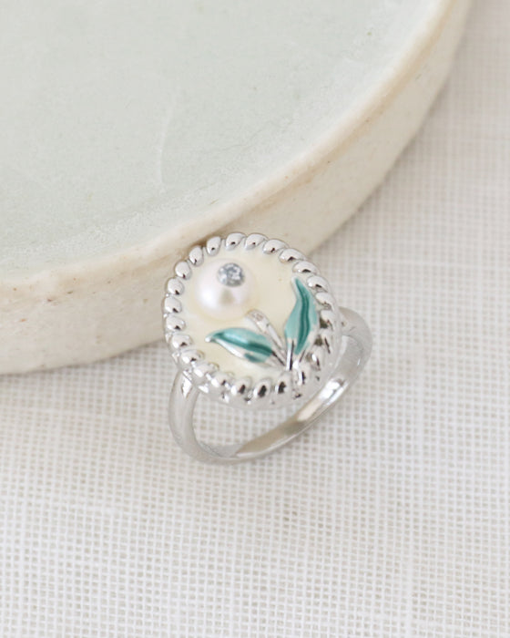 (全2色）誰ともかぶらない私だけの花リング