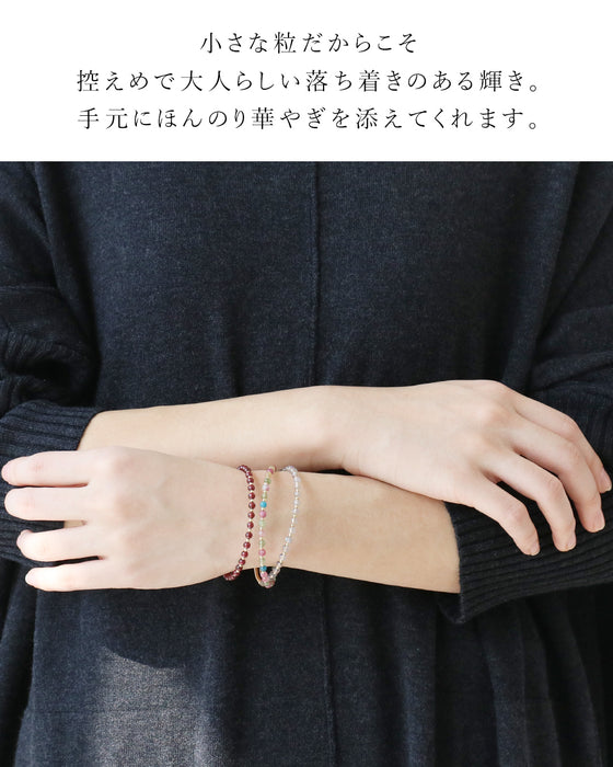 (全3色）品のある手元に仕上がるブレスレット