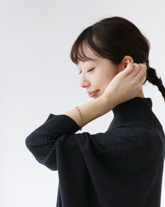 (全3色）品のある手元に仕上がるブレスレット