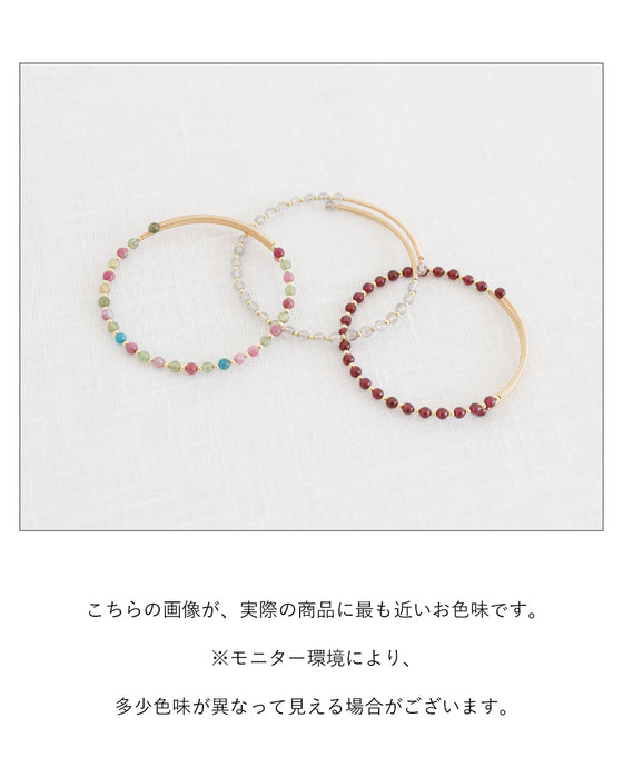 (全3色）品のある手元に仕上がるブレスレット