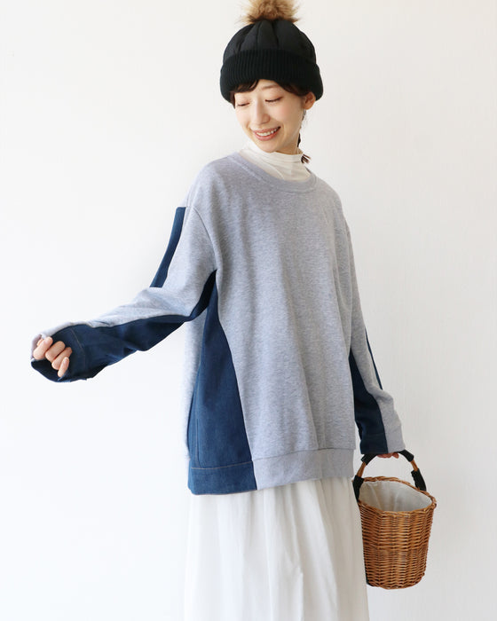 誰でも楽しめる異素材トップス