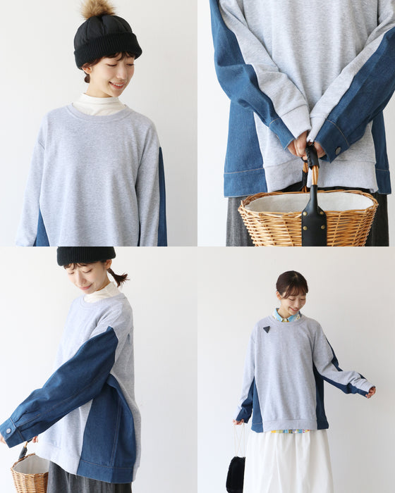 誰でも楽しめる異素材トップス