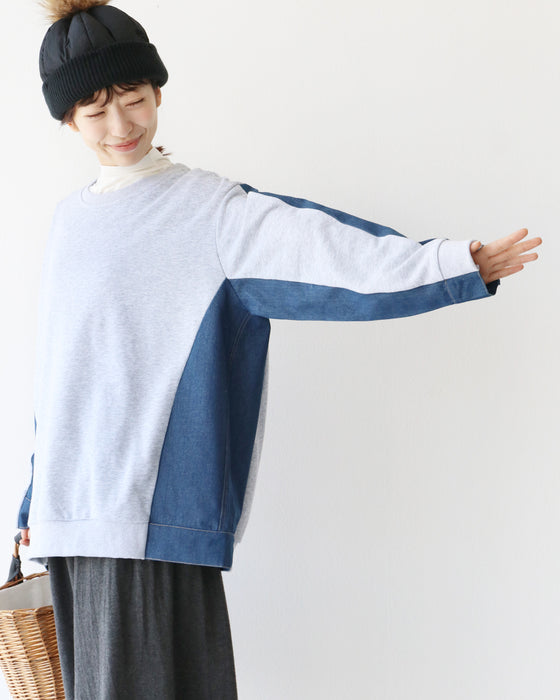 誰でも楽しめる異素材トップス