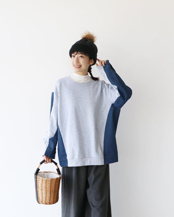 誰でも楽しめる異素材トップス