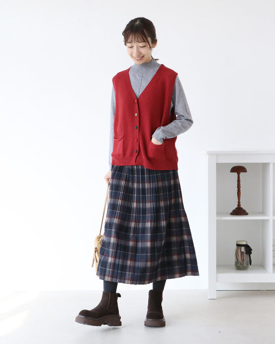 カラフルボタンの万能ベスト