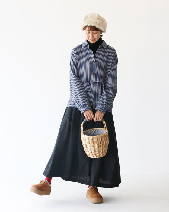 肌触り良しのコットンシャツ