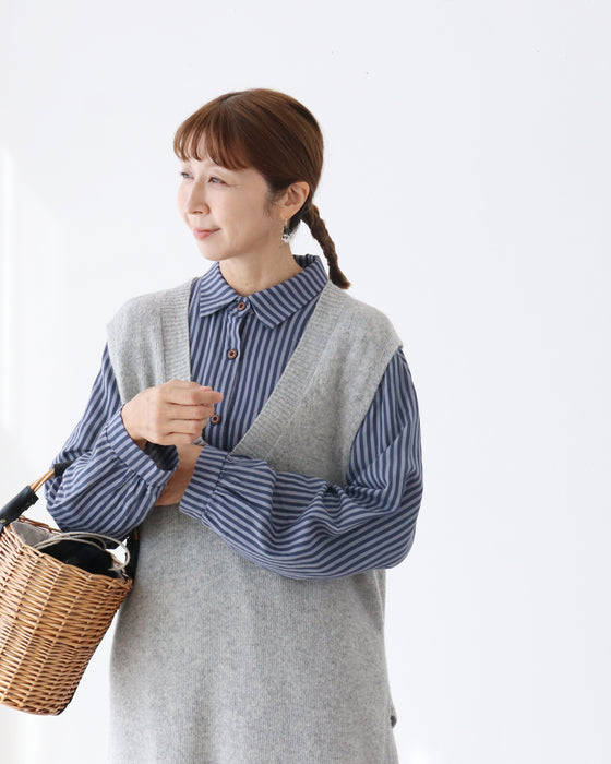 肌触り良しのコットンシャツ