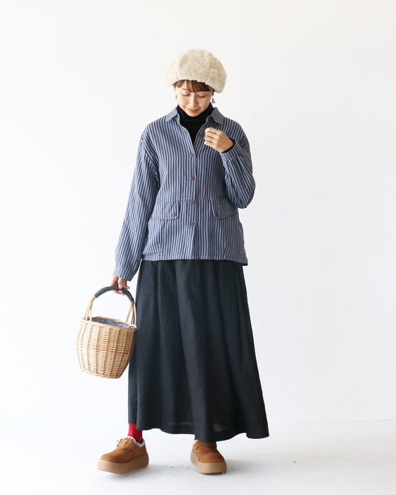 肌触り良しのコットンシャツ