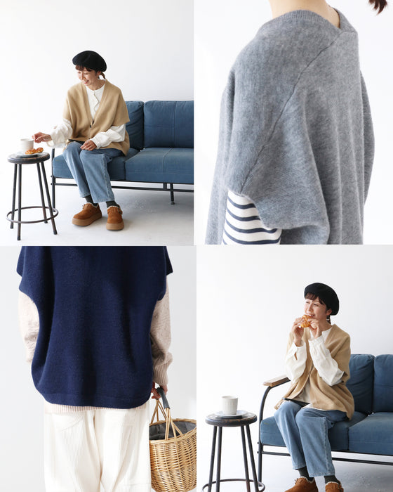 調節ニットベスト