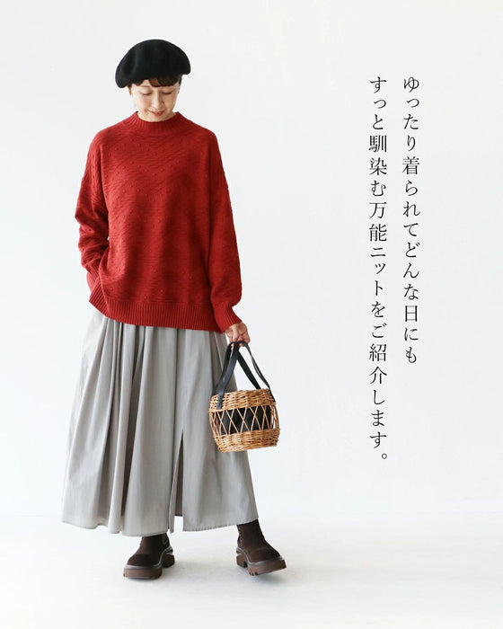 〈全3色〉つぶもちニット