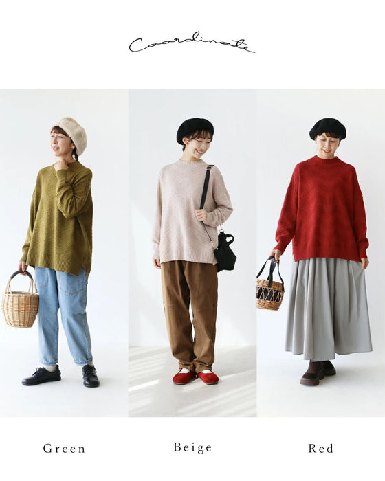 〈全3色〉つぶもちニット