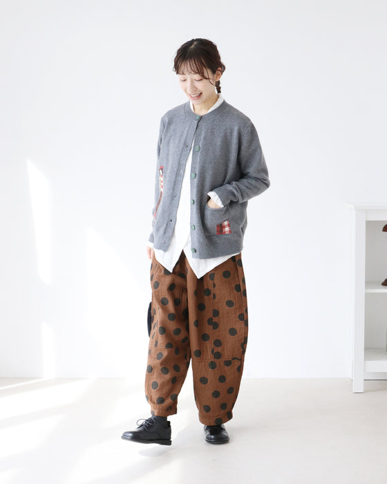 女の子デザインカーディガン