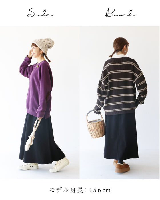 ストレッチ生地で走れるスカート