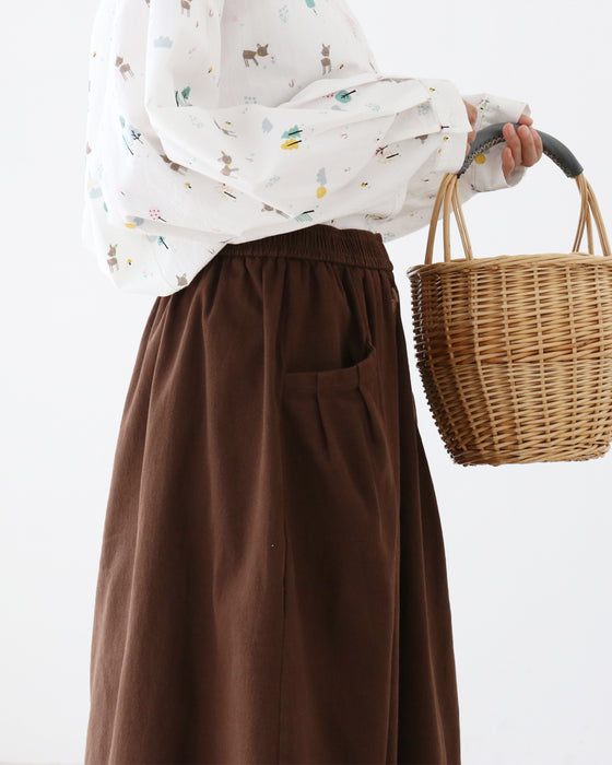 【S～4L対応】歩く日も、動く日も。問題解消スカート