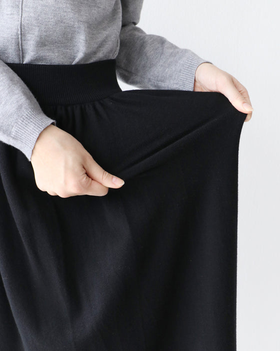 あたたかニットスカート