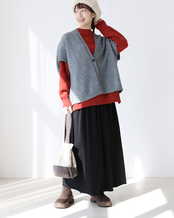 あたたかニットスカート