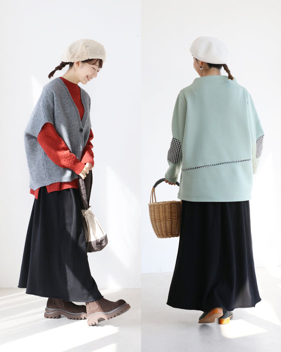 あたたかニットスカート