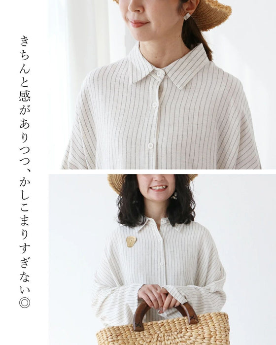 体型カバーも、ちゃんとおしゃれ。ブラウス