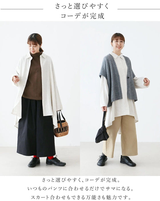 体型カバーも、ちゃんとおしゃれ。ブラウス