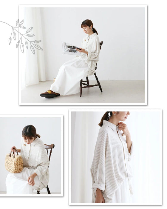 体型カバーも、ちゃんとおしゃれ。ブラウス