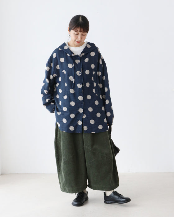 ゆったりドットトップス