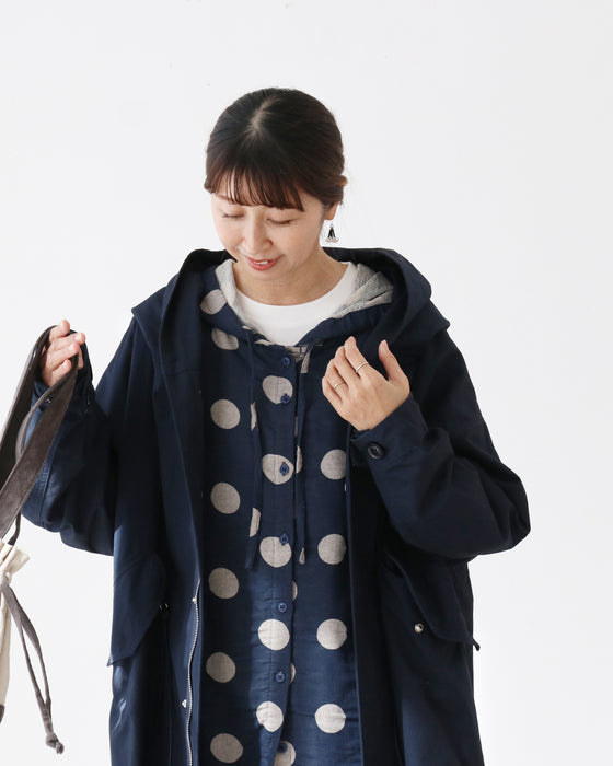 ゆったりドットトップス