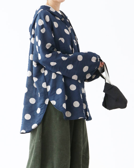 ゆったりドットトップス