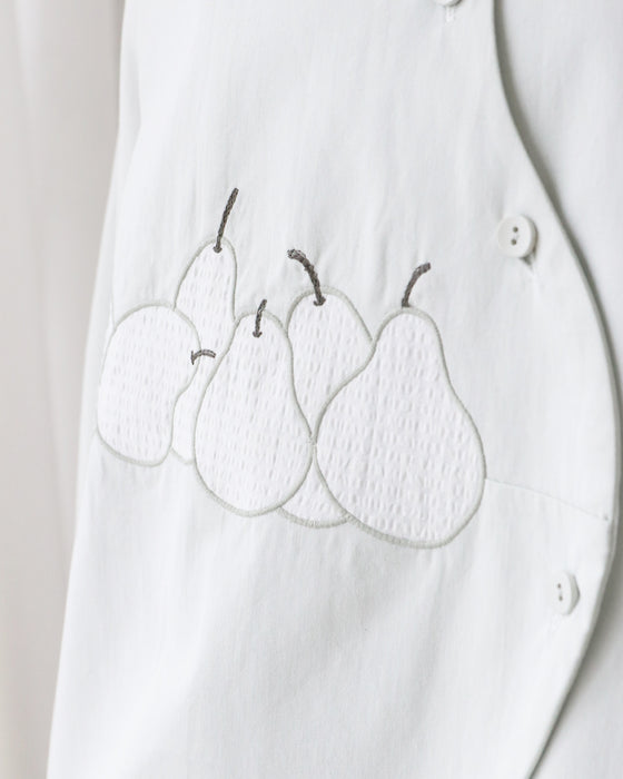 洋ナシ刺繍シャツ