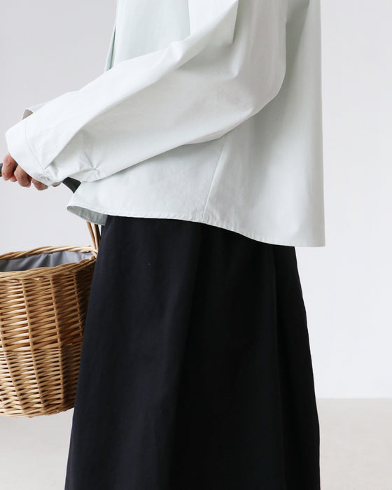 洋ナシ刺繍シャツ