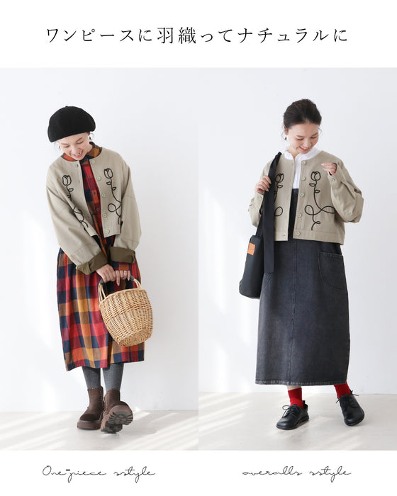 ぽっちゃりさんこそ重ねたい計算された丈感ジャケット