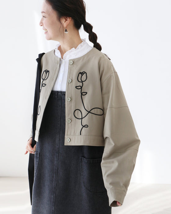 ぽっちゃりさんこそ重ねたい計算された丈感ジャケット