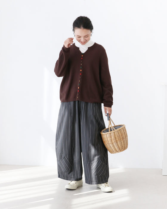 ストライプパンツ