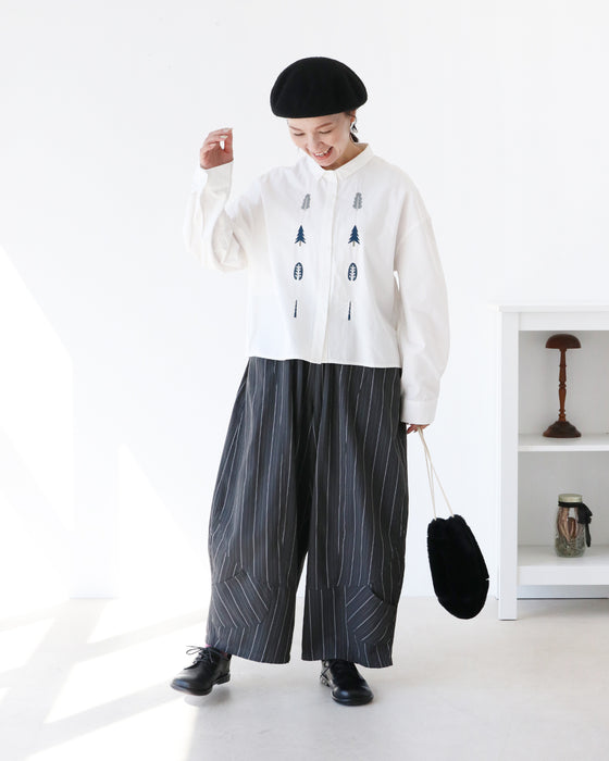 ストライプパンツ