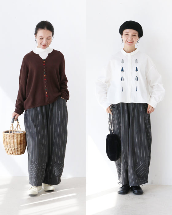 ストライプパンツ